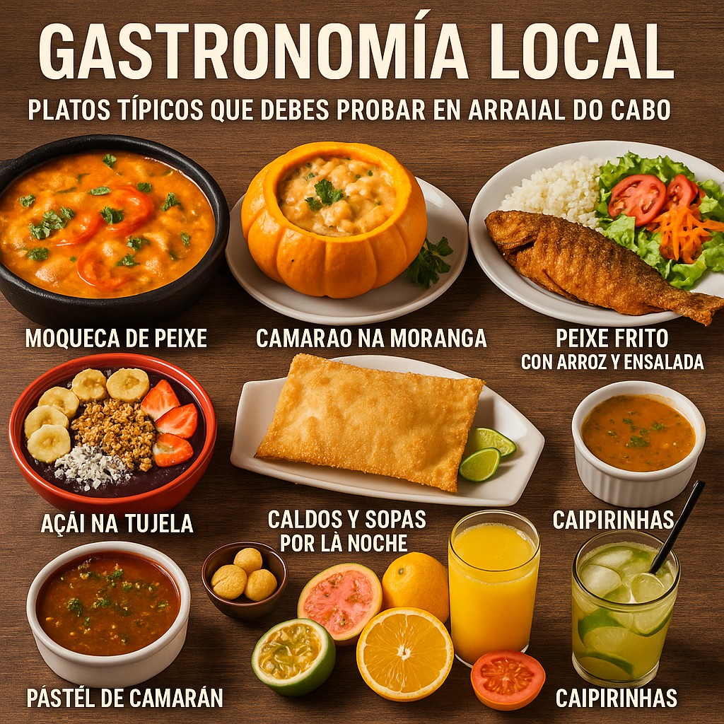 Gastronomía local: platos típicos que debes probar en Arraial do Cabo