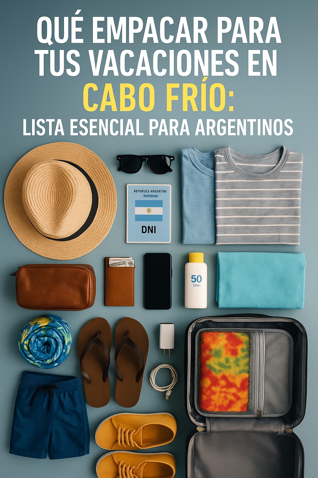 Qué empacar para tus vacaciones en Cabo Frío: lista esencial para argentinos